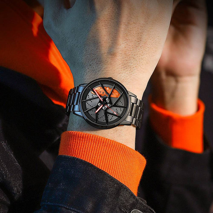 Babusar Electric Rocket Model X - Spinning Car Wheel Watch
