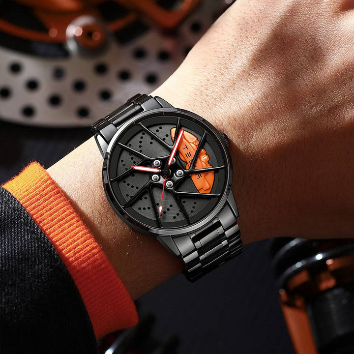 Babusar Electric Rocket Model X - Spinning Car Wheel Watch