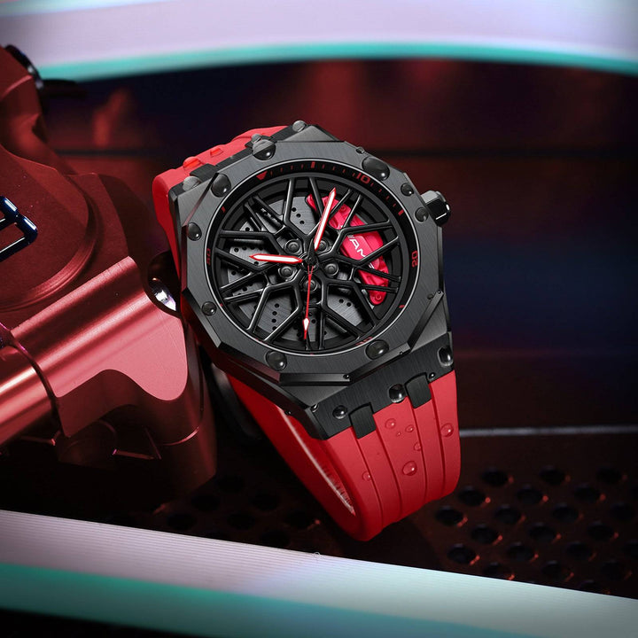 Babusar Merc G55 - Spinning Car Wheel Watch