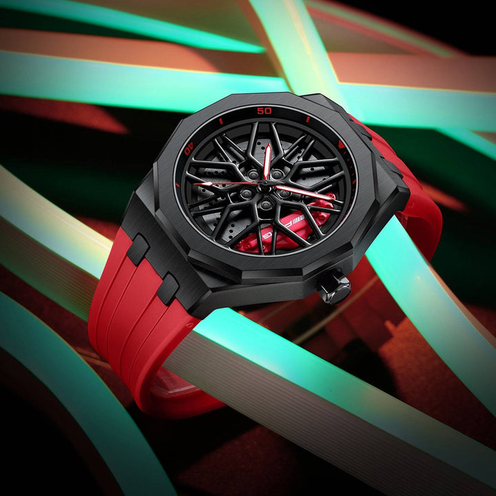 Babusar Merc G55 - Spinning Car Wheel Watch
