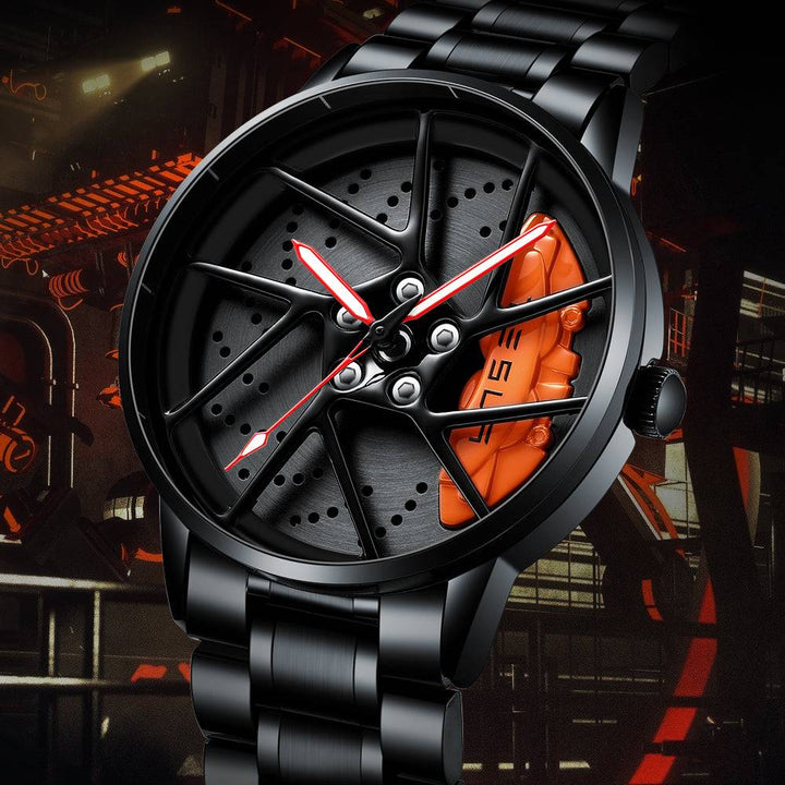 Babusar Electric Rocket Model X - Spinning Car Wheel Watch