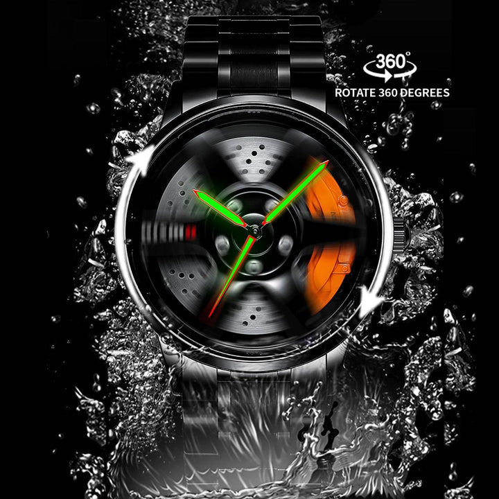 Babusar Nismo GTR - Spinning Car Wheel Watch