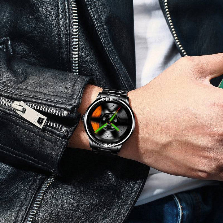 Babusar Nismo GTR - Spinning Car Wheel Watch