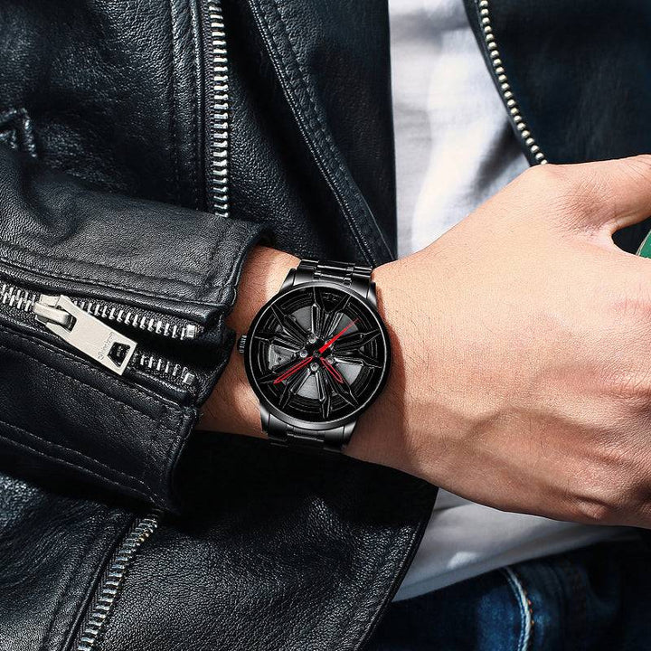 Babusar Bee-Em X5 - Non-Spinning Car Wheel Watch