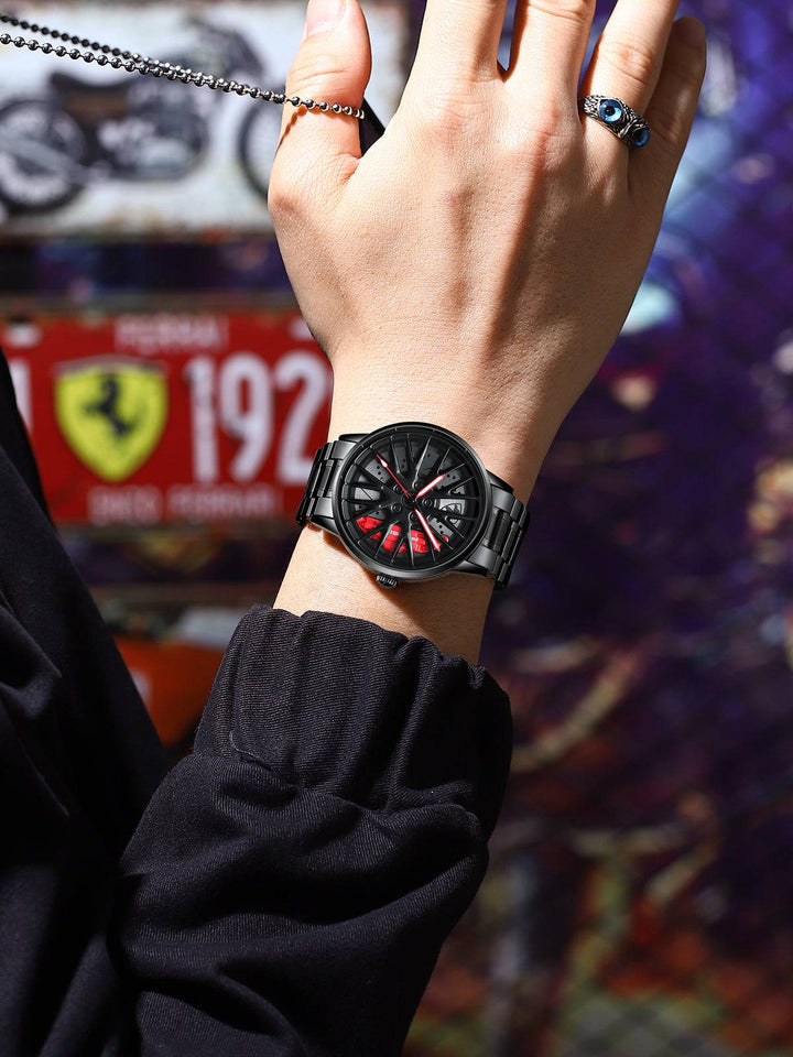 Babusar Carrera Panamera - Spinning Wheel Watch