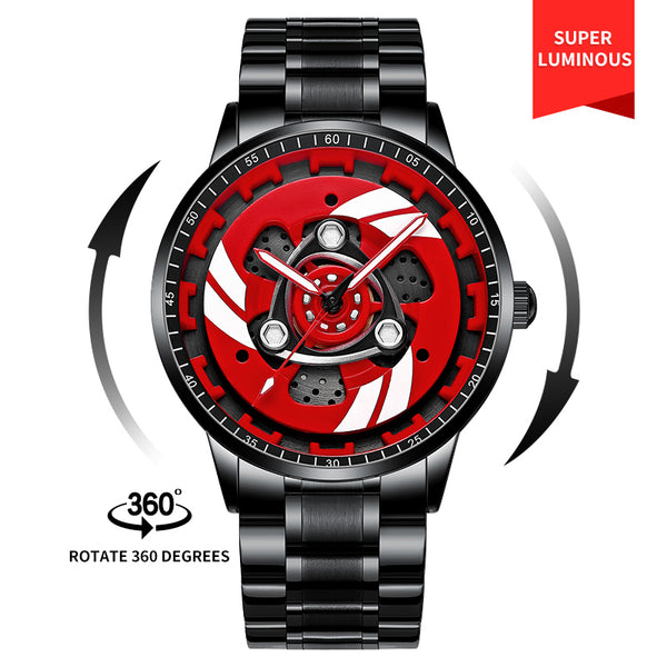 Babusar DucMonster - Spinning Car Wheel Watch