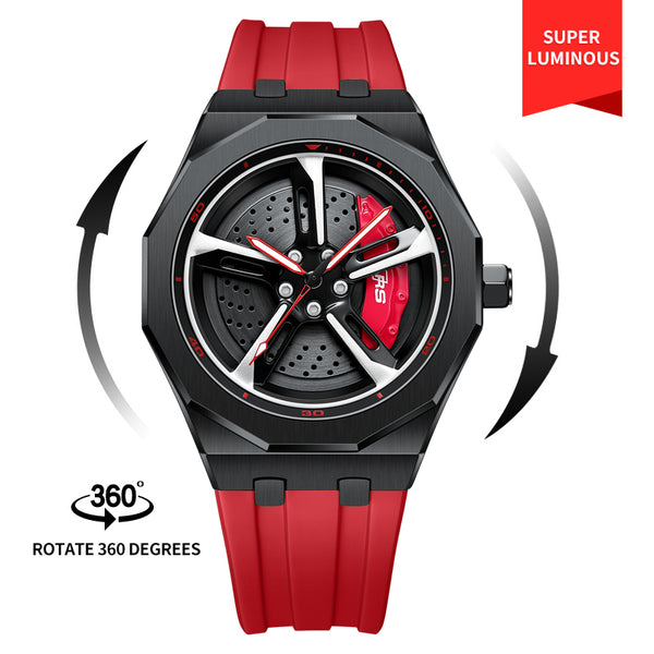 Babusar Quattro RS7 Special Edition - Spinning Wheel Watch