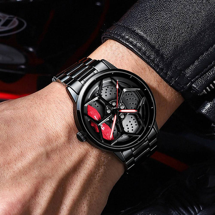 Babusar Caddy Cruiser CT5 - Spinning Car Wheel Watch
