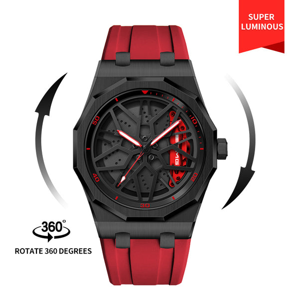 Babusar Merc G55 - Spinning Car Wheel Watch