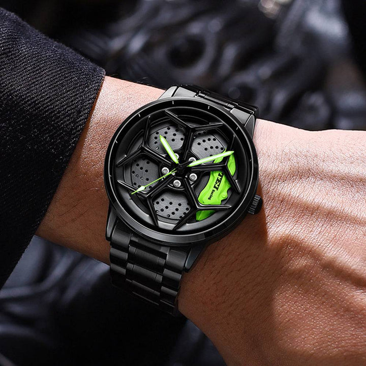 Babusar Caddy Cruiser CT5 - Spinning Car Wheel Watch