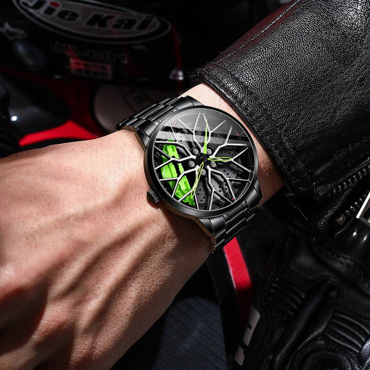Babusar Wild Rover SVR - Spinning Car Wheel Watch