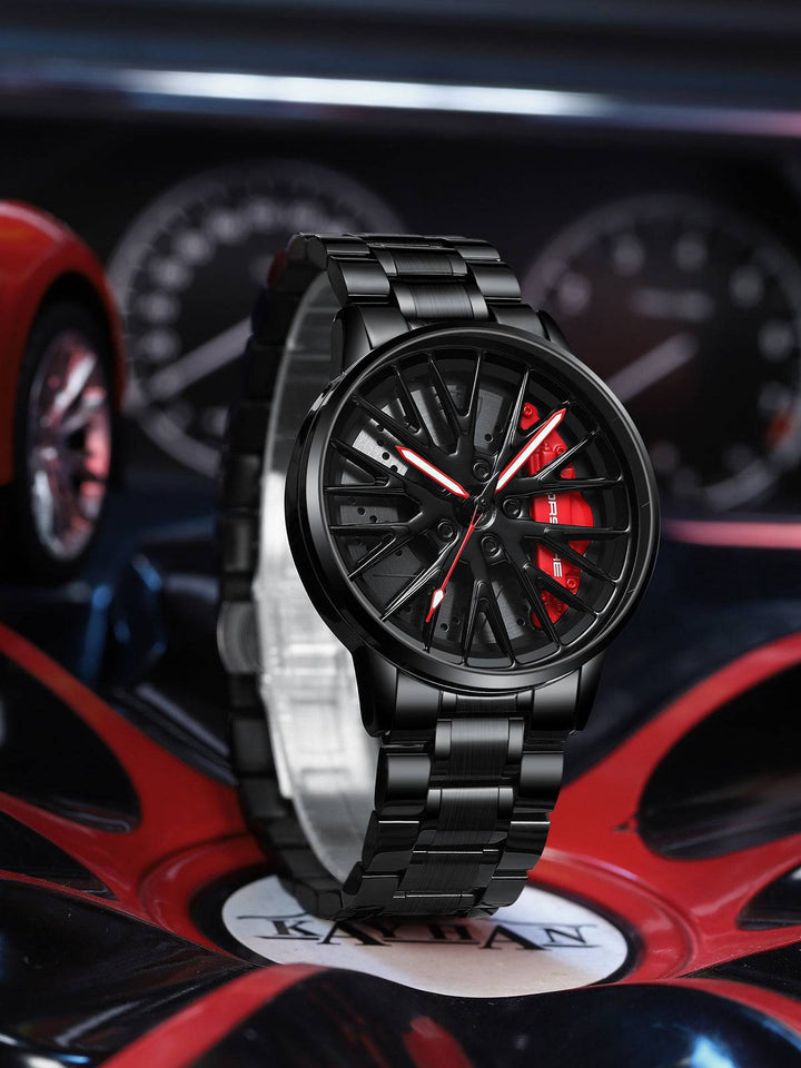 Babusar Carrera Panamera - Spinning Wheel Watch