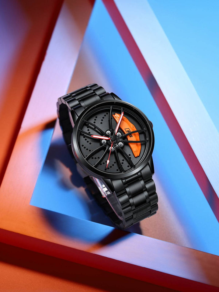 Babusar Quattro RS6 - Spinning Car Wheel Watch