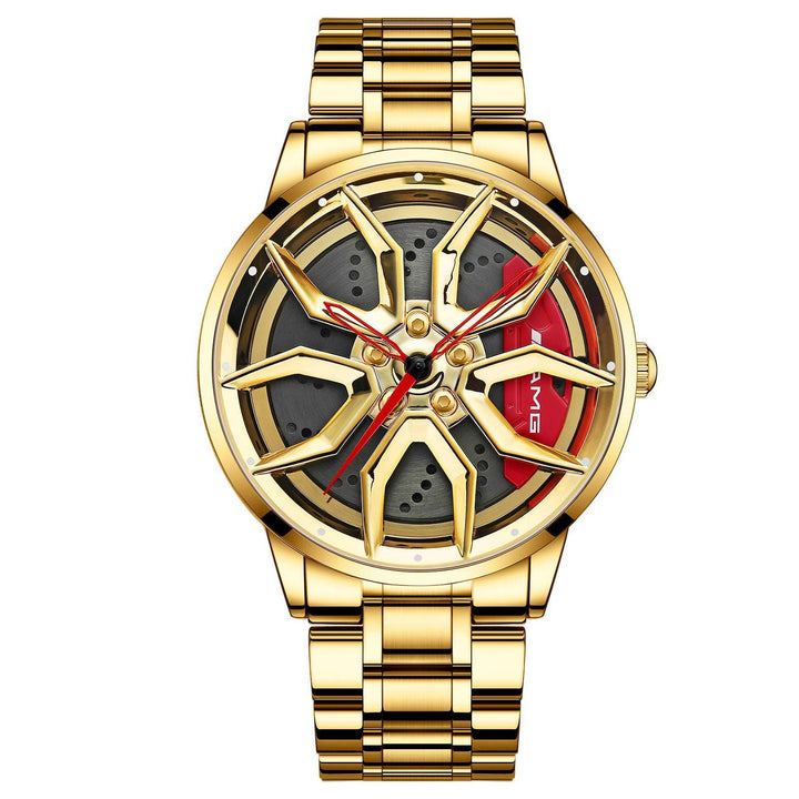 Babusar Merc S550 Non-Spinning Car Wheel Watch