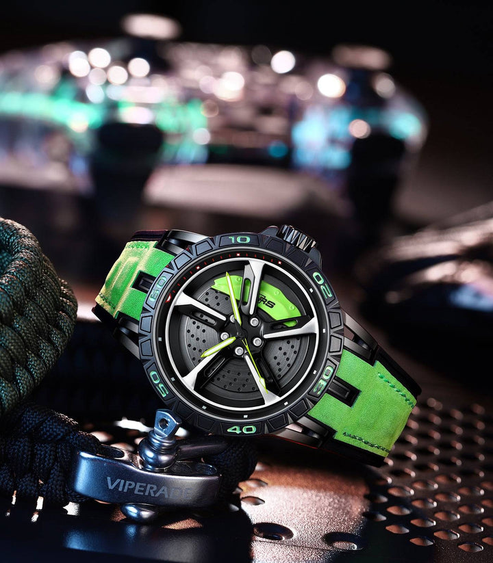 Babusar Quattro RS7 Sporty - Spinning Car Wheel Watch