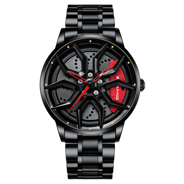 Babusar Merc S550 Non-Spinning Car Wheel Watch