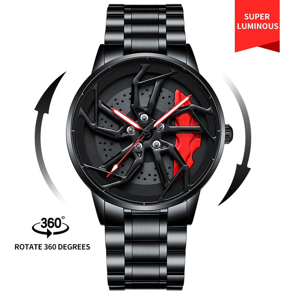 Babusar Macca 720S - Spinning Car Wheel Watch