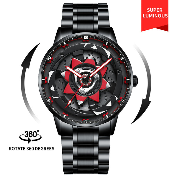 Close-up of Babusar Naruto Sarada Uchiha Edition watch