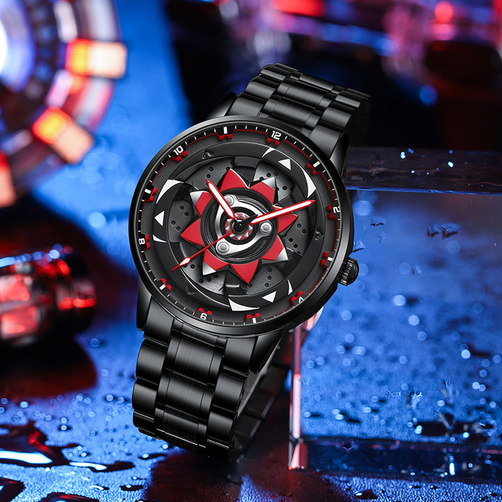 Babusar Naruto Sarada Uchiha Edition watch displayed on stand