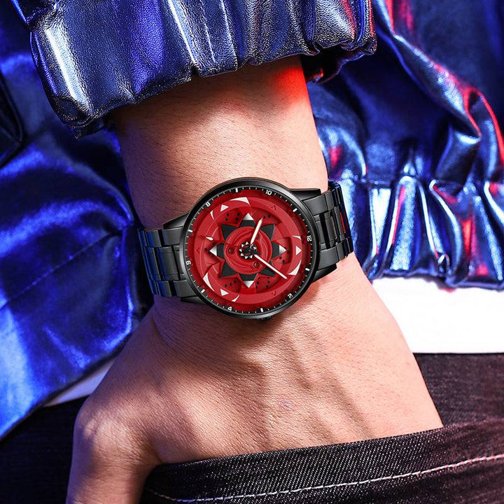 Babusar Naruto Sarada Uchiha Edition watch worn on wrist