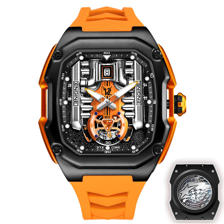 Babusar V12 Phantom Watch Amber Phantom Edition Front View