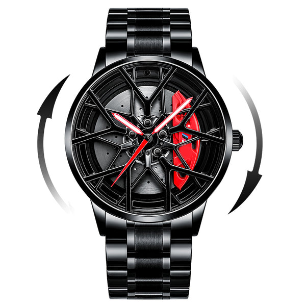 Babusar Bee-Em M8 - Montre de roue de voiture qui tourne