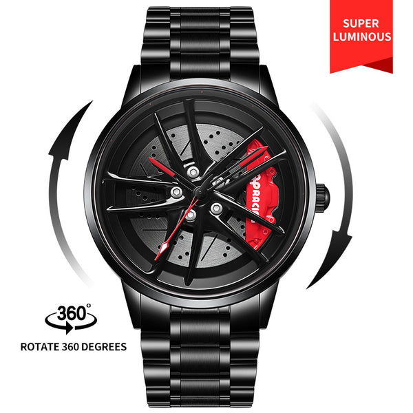 Babusar GR Supra - Montre de roue de voiture qui tourne