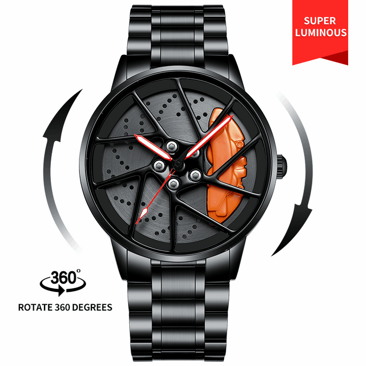 Babusar Electric Rocket Model X - Spinning Car Wheel Watch