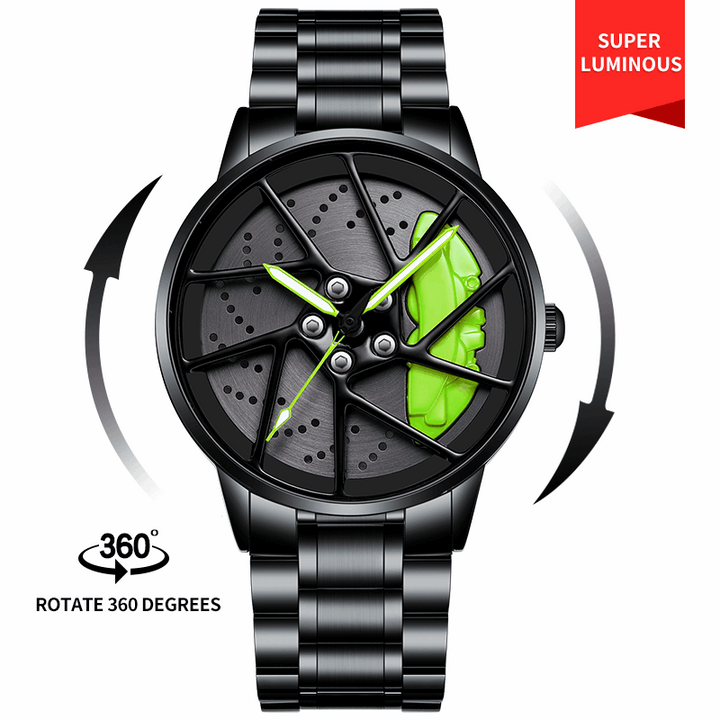 Babusar Electric Rocket Model X - Spinning Car Wheel Watch